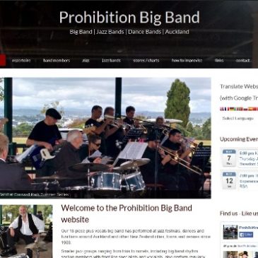 Prohibition Website Makeover